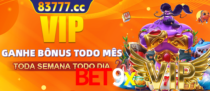 Banner promocional do bet9x oferecendo 100% de recompensas adicionais contínuas para quem fizer o login diário (Daily sign-in), com um mascote de coelho.